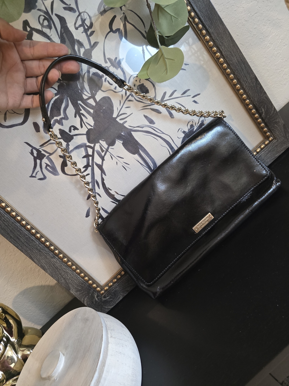 kate spade new york flicker monette evening Shoulder Bag patent leather Y2K